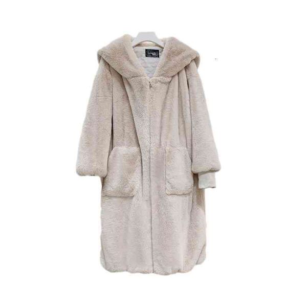women's wool & blends autumn winter faux fur coat women casual luxury long oversize loose hooded plush jacket female thi xs3k, Black
women's wool & blends autumn winter faux fur coat women casual luxury long oversize loose hooded plush jacket female thi xs3k, Black