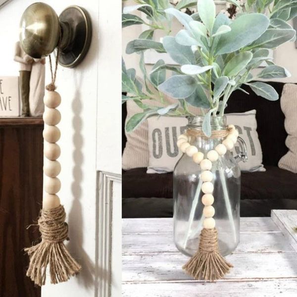 wood bead garland wind chimes tassle farmhouse home vase decoration natural string kids room #5 decorative objects & figurines
wood bead garland wind chimes tassle farmhouse home vase decoration natural string kids room #5 decorative objects & figurines