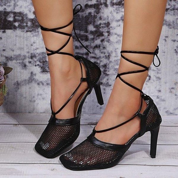 sandals women ankle tied summer ladies cross-strap breathable high heels lace-up pumps size 43 female open toe black shoes
sandals women ankle tied summer ladies cross-strap breathable high heels lace-up pumps size 43 female open toe black shoes