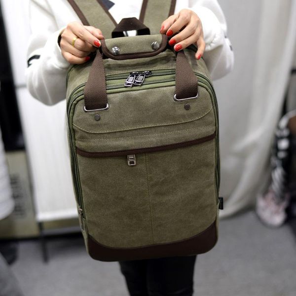 backpack 2021 canvas men's wear-resistant breathable leisure large-capacity travel notebook
backpack 2021 canvas men's wear-resistant breathable leisure large-capacity travel notebook