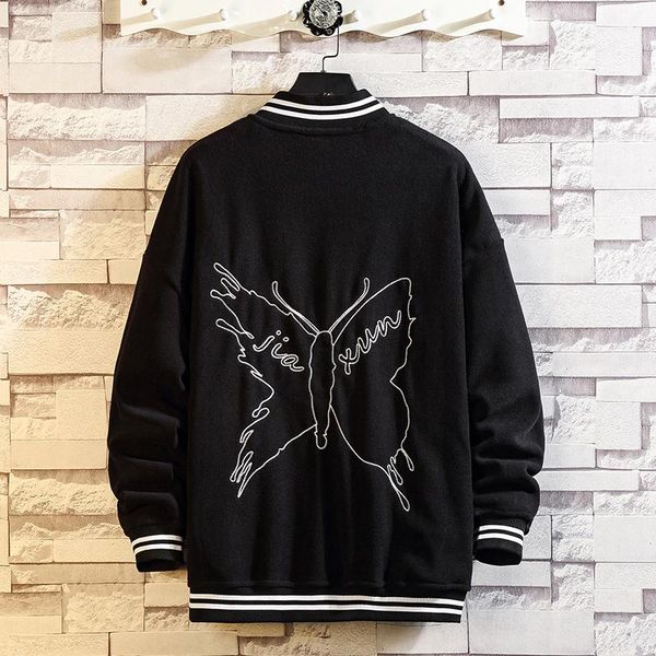 men's jackets jacket spring/fall trend casual loose size baseball shirt student printed outerwear, Black;brown
men's jackets jacket spring/fall trend casual loose size baseball shirt student printed outerwear, Black;brown
