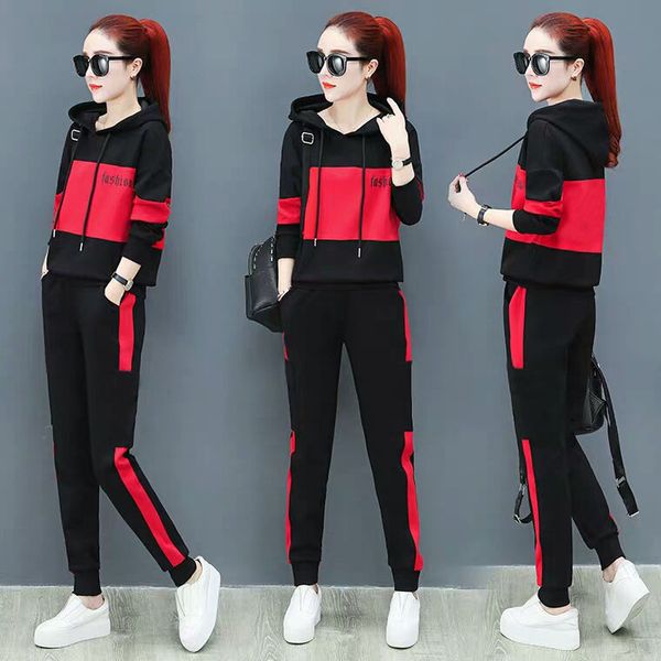 women's plus size tracksuits autumn 2021 sportswear leisure korean loose and thin hooded sweater fashion
women's plus size tracksuits autumn 2021 sportswear leisure korean loose and thin hooded sweater fashion