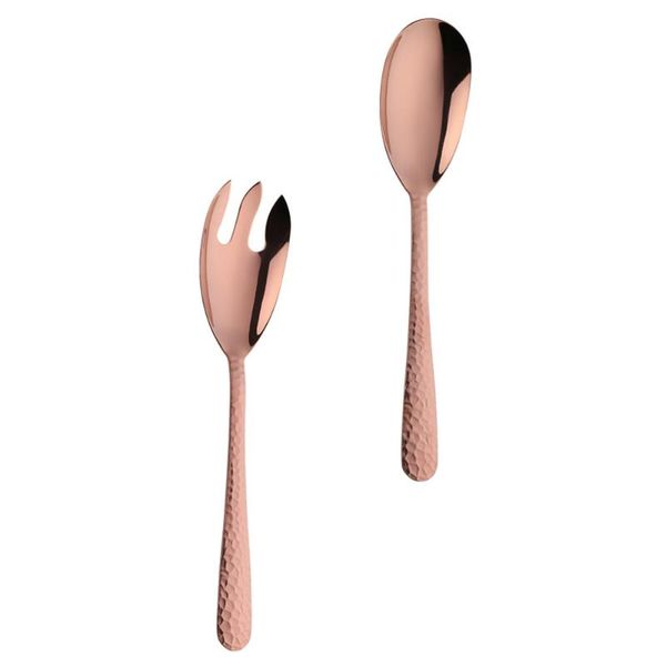 spoons 2 pcs corrosion-resistant stainless steel polished tableware salad fork mixing spoon (rose gold)
spoons 2 pcs corrosion-resistant stainless steel polished tableware salad fork mixing spoon (rose gold)