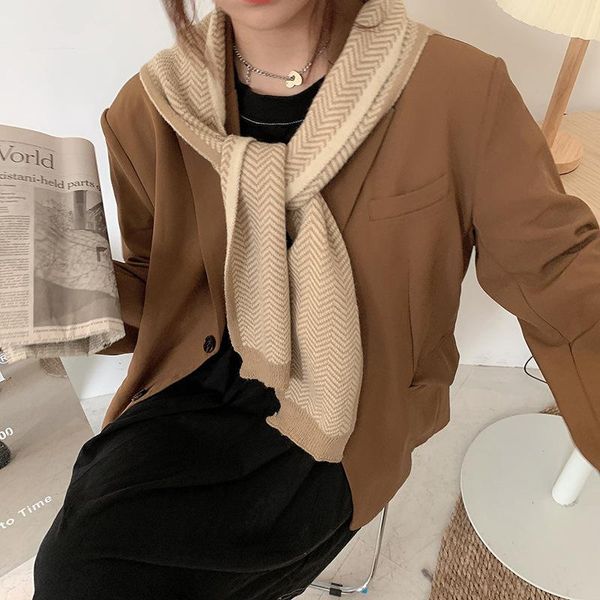 bow ties women solid color knitted shawl female fake collars for small scarf removable shirt detachable collar decorative, Black;gray
bow ties women solid color knitted shawl female fake collars for small scarf removable shirt detachable collar decorative, Black;gray