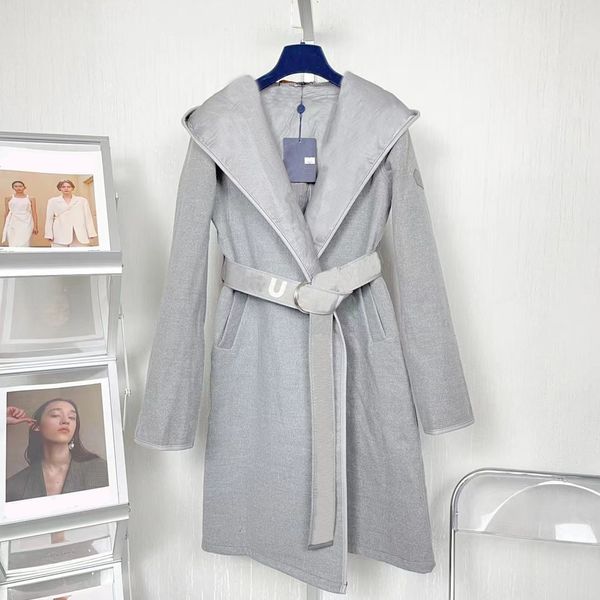 women's wool and blended long autumn/winter jacket, fashionable and warm jacket, versatile casual letter print, elastic jacket with bel, Black
women's wool and blended long autumn/winter jacket, fashionable and warm jacket, versatile casual letter print, elastic jacket with bel, Black