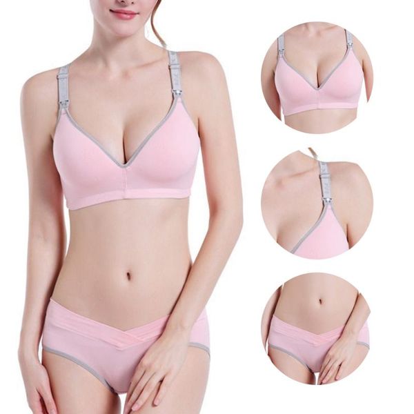maternity intimates breastfeeding cotton nursing bra sleep for feeding mothers safety pregnant women open buckle underwear, White
maternity intimates breastfeeding cotton nursing bra sleep for feeding mothers safety pregnant women open buckle underwear, White