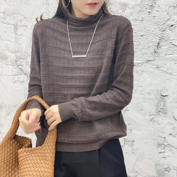 women's sweaters half turtleneck knitting ladies sweater 2021 spring autumn basic long-sleeved pullovers casual women knit blouse, White;black
women's sweaters half turtleneck knitting ladies sweater 2021 spring autumn basic long-sleeved pullovers casual women knit blouse, White;black