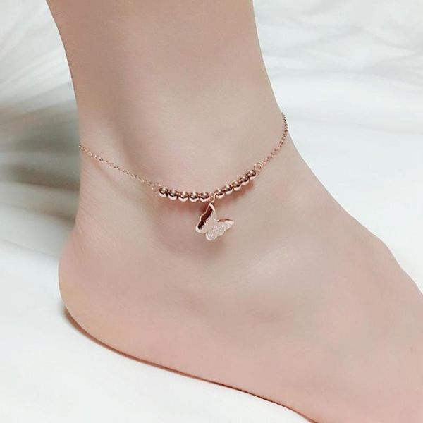 anklets korean version of the small fresh matte butterfly pendant titanium steel anklet summer beach leg gold color jewelry, Red;blue
anklets korean version of the small fresh matte butterfly pendant titanium steel anklet summer beach leg gold color jewelry, Red;blue