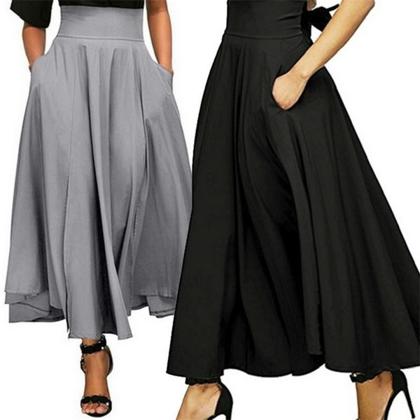 zogaa women long skirts elastic waist side-pocket pleated maxi-skirts fashion all-matching vintage summer skirt size s-4xl 210412, Black
zogaa women long skirts elastic waist side-pocket pleated maxi-skirts fashion all-matching vintage summer skirt size s-4xl 210412, Black