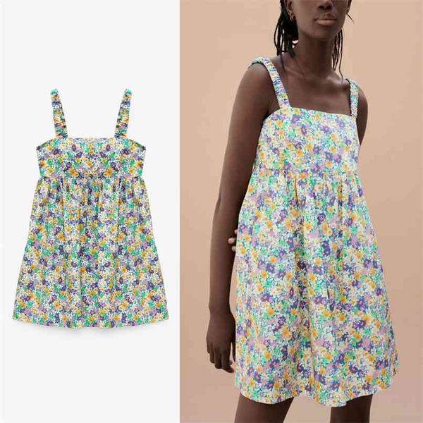 summer flowers print mini dress women sleeveless wide straps vintage elastic beach fashion backless es 210524, Black;gray
summer flowers print mini dress women sleeveless wide straps vintage elastic beach fashion backless es 210524, Black;gray
