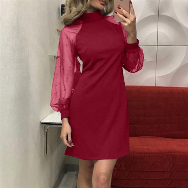 beading mesh lantern long sleeve slim bag hip women dress ladies sweet party night mini dresses sukienka damska robe femme jurk casual, Black;gray
beading mesh lantern long sleeve slim bag hip women dress ladies sweet party night mini dresses sukienka damska robe femme jurk casual, Black;gray