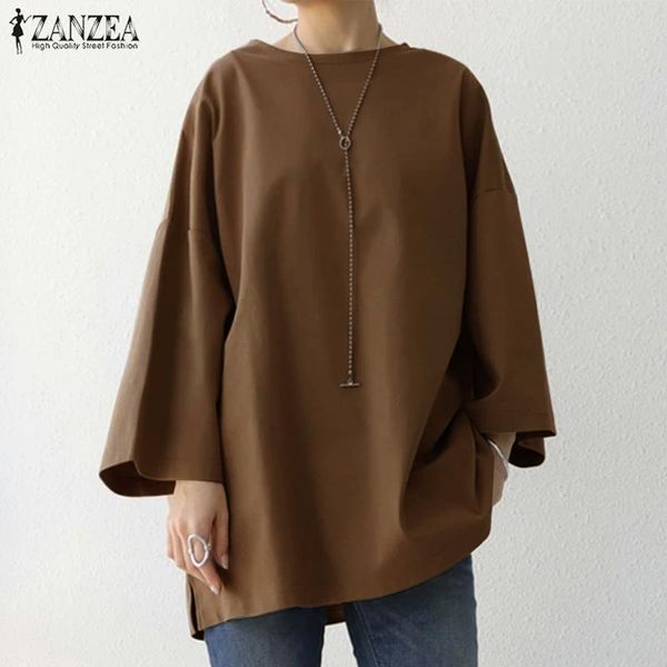 women's blouses & shirts womens baggy blouse 2022 elegant flare sleeve casual solid autumn blusas female split tunic oversized c, White
women's blouses & shirts womens baggy blouse 2022 elegant flare sleeve casual solid autumn blusas female split tunic oversized c, White