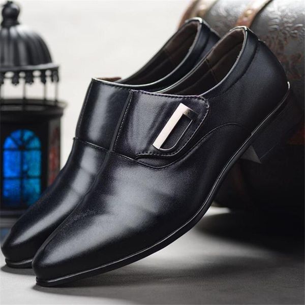 business single buckle mens formal shoes men office party wedding slip on dress black brown
business single buckle mens formal shoes men office party wedding slip on dress black brown