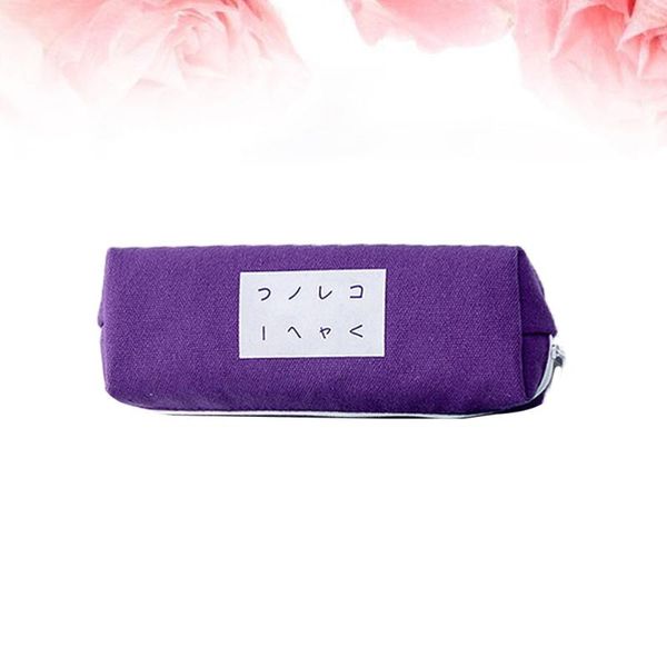 2pcs simple pen bag canvas pencil case elegant holder students box purple bags
2pcs simple pen bag canvas pencil case elegant holder students box purple bags