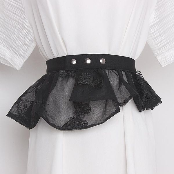 belts retro embroidery butterfly mesh women black white pleated wide belt wrap waistband skirt peplum waist, Black;brown
belts retro embroidery butterfly mesh women black white pleated wide belt wrap waistband skirt peplum waist, Black;brown
