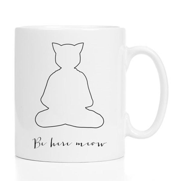 zen mug / meditation cat coffee gifts for lovers be here meow lover gift 11 oz. mugs
zen mug / meditation cat coffee gifts for lovers be here meow lover gift 11 oz. mugs