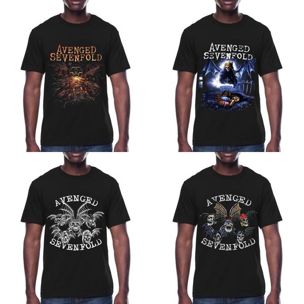 men's t-shirts avenged sevenfold men clothes round neck t-shirt heavy metal band rock cotton silkscreen breathable print womens plus si, White;black
men's t-shirts avenged sevenfold men clothes round neck t-shirt heavy metal band rock cotton silkscreen breathable print womens plus si, White;black