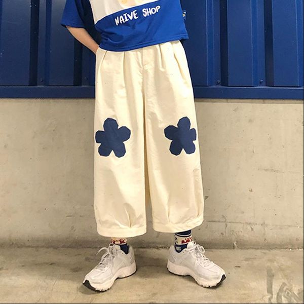 autumn design flower patch women capri elastic waist ankle length preppy style ladies cotton wide leg pants trouser, Black;white
autumn design flower patch women capri elastic waist ankle length preppy style ladies cotton wide leg pants trouser, Black;white