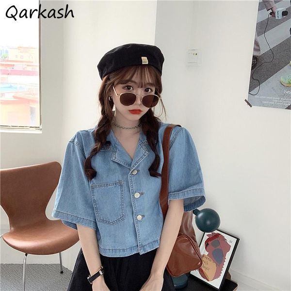 women's jackets denim women summer short sleeve vintage leisure single breasted jacket coats trendy harajuku cropped street outwear, Black;brown
women's jackets denim women summer short sleeve vintage leisure single breasted jacket coats trendy harajuku cropped street outwear, Black;brown