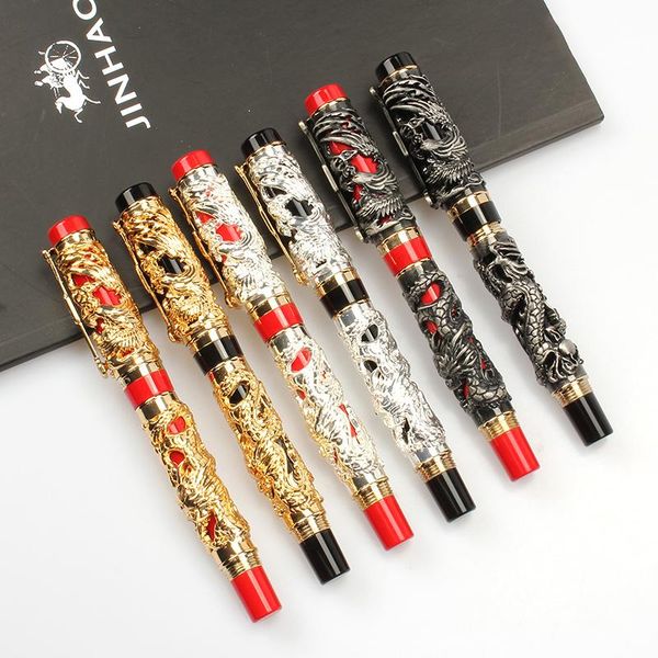 fountain pens jinhao dragon and phoenix auspicious pen medium nib luxury metal ink for collection office school supplies
fountain pens jinhao dragon and phoenix auspicious pen medium nib luxury metal ink for collection office school supplies