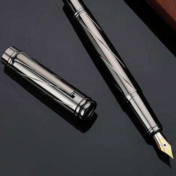 fountain pens 1pcs 0.5mm nib luxury silver plating pen standard type ink office school stationery gift student writing supplies
fountain pens 1pcs 0.5mm nib luxury silver plating pen standard type ink office school stationery gift student writing supplies