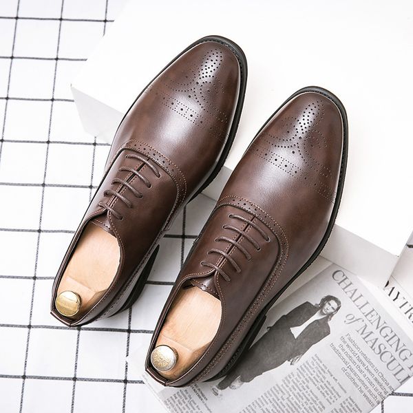 large men's busins drs leather shoes british casual single block fashion size 48, Black
large men's busins drs leather shoes british casual single block fashion size 48, Black