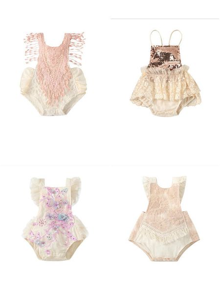 retail/wholesale baby girls sequins embroidered bead lace romper 4 colors newborn infant kids luxurys princess one-piece onesies jumpsuit ch, Blue
retail/wholesale baby girls sequins embroidered bead lace romper 4 colors newborn infant kids luxurys princess one-piece onesies jumpsuit ch, Blue