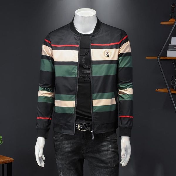 men's jackets 2021 european and american style wide stripe plus size jacket thin coat windbreaker 2 colors optional m-5xl, Black;brown
men's jackets 2021 european and american style wide stripe plus size jacket thin coat windbreaker 2 colors optional m-5xl, Black;brown