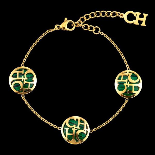 charm bracelets vankeliif simple stainless steel women's bracelet with the letter ch in three circles classic fashion jewelry gift, Golden;silver
charm bracelets vankeliif simple stainless steel women's bracelet with the letter ch in three circles classic fashion jewelry gift, Golden;silver