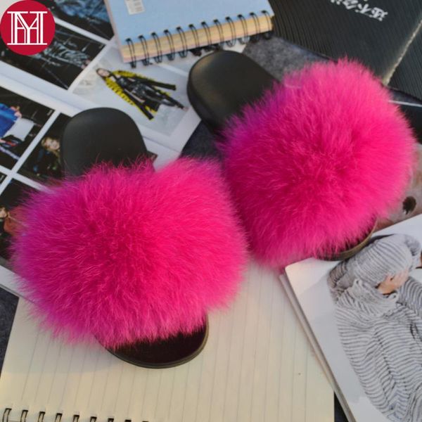 slippers women real genuine fur summer lovely fluffy shoes slides flat sandals, Black
slippers women real genuine fur summer lovely fluffy shoes slides flat sandals, Black