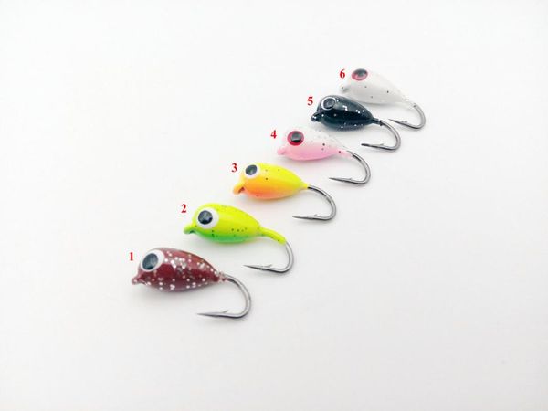 6pcs/lot metal jigging fish bait 2.3g/1.8cm 3d eyes mini ice fishing lead head hooks artificial pesca
6pcs/lot metal jigging fish bait 2.3g/1.8cm 3d eyes mini ice fishing lead head hooks artificial pesca