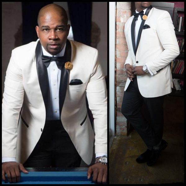 white 2 piece jacket+pants costume garcon mariage 2021 wedding suits groom mens tuxedo for men's & blazers, White;black
white 2 piece jacket+pants costume garcon mariage 2021 wedding suits groom mens tuxedo for men's & blazers, White;black