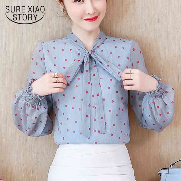 autumn sweet fashion printing polka dot joker bow long sleeve bottoming chiffon blouses women shirts 5737 50 210417, White
autumn sweet fashion printing polka dot joker bow long sleeve bottoming chiffon blouses women shirts 5737 50 210417, White