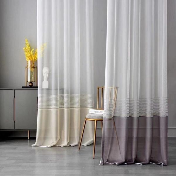 curtain & drapes cotton linen window stitching embroidery for living room sheer bedroom soft tulle drape grey bottom
curtain & drapes cotton linen window stitching embroidery for living room sheer bedroom soft tulle drape grey bottom