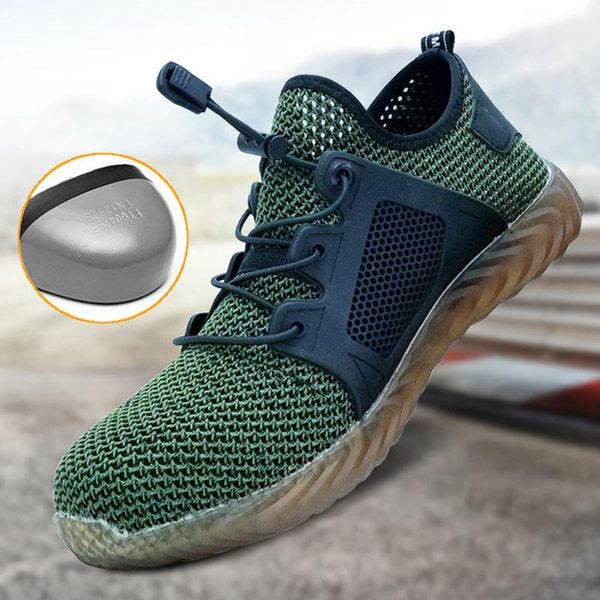 boots men's anti-smashing labor protection shoes anti-puncture work shoe site mesh breathable jelly bottom leisure, Black
boots men's anti-smashing labor protection shoes anti-puncture work shoe site mesh breathable jelly bottom leisure, Black