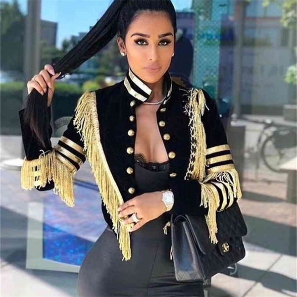 winter women fashion tassel long sleeve black coats elegant designer outwear jacket coat 210416, Tan;black
winter women fashion tassel long sleeve black coats elegant designer outwear jacket coat 210416, Tan;black