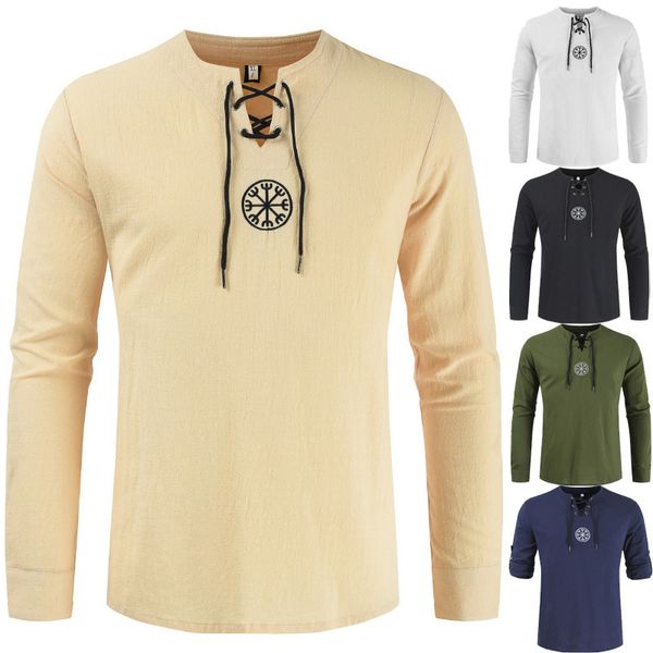 boutique fashion shirt 2021 summer cotton linen men's pullover v-neck embroidery long sleeve, White;black
boutique fashion shirt 2021 summer cotton linen men's pullover v-neck embroidery long sleeve, White;black