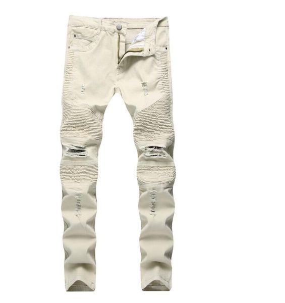 men's jeans men regular jean pants spring autumn streetwear mens casual denim ripped skinny trousers slim biker outwear, Blue
men's jeans men regular jean pants spring autumn streetwear mens casual denim ripped skinny trousers slim biker outwear, Blue