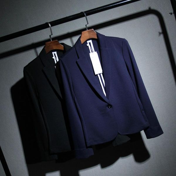 autumn ol slim suit short paragraph one button small female black professional interview coat women's suits & blazers, White;black
autumn ol slim suit short paragraph one button small female black professional interview coat women's suits & blazers, White;black
