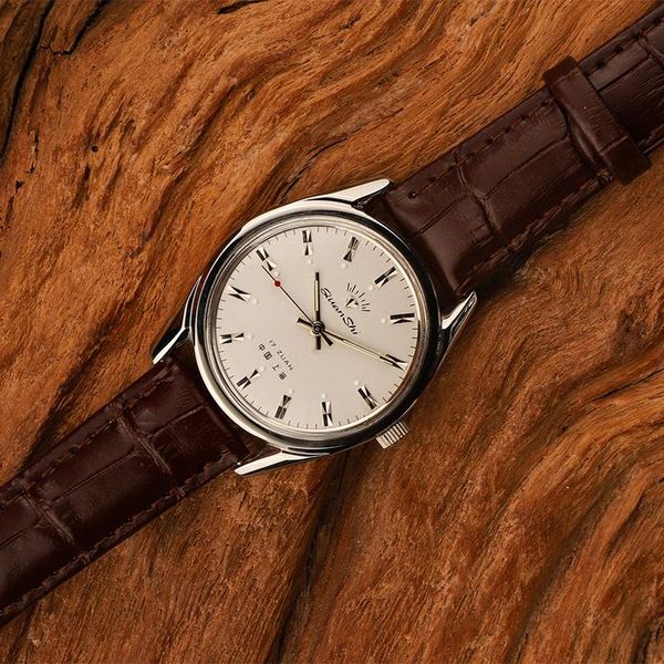 wristwatches shanghai watch diamond brand men's manual mechanical luminous spring waterproof steel belt leather 7120 movement, Slivery;brown
wristwatches shanghai watch diamond brand men's manual mechanical luminous spring waterproof steel belt leather 7120 movement, Slivery;brown