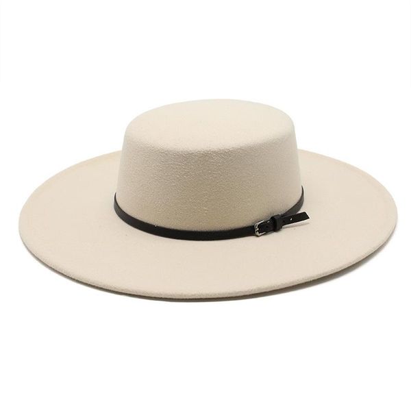 wide brim hats autumn and winter flat hat tweed ins style versatile wool felt children's jazz 10cm, Blue;gray
wide brim hats autumn and winter flat hat tweed ins style versatile wool felt children's jazz 10cm, Blue;gray