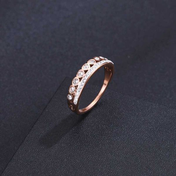 cluster rings 316l stainless steel fashion upscale jewelry 2 layer rose gold color embedded zircon wedding bride for women ladies, Golden;silver
cluster rings 316l stainless steel fashion upscale jewelry 2 layer rose gold color embedded zircon wedding bride for women ladies, Golden;silver