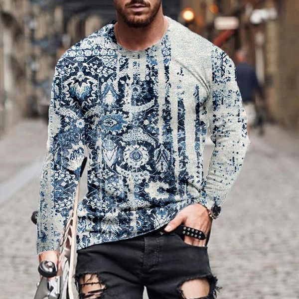 men's t-shirts trend 3d printing men casual long sleeve tees shirt 2021 spring autumn fashion personality o-neck pullovers, White;black
men's t-shirts trend 3d printing men casual long sleeve tees shirt 2021 spring autumn fashion personality o-neck pullovers, White;black