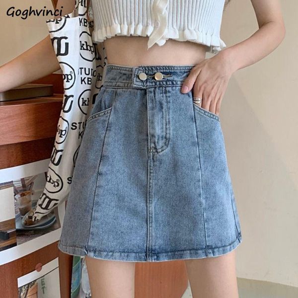 skirts denim mini women vintage button pockets slim causal a-line simple korean style empire retro all-match student chic, Black
skirts denim mini women vintage button pockets slim causal a-line simple korean style empire retro all-match student chic, Black