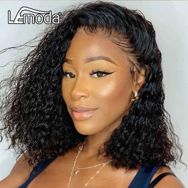 jerry curly bob wig 13x4 lace front wigs human hair for black women 150% density lemoda brazilian1, Black;brown
jerry curly bob wig 13x4 lace front wigs human hair for black women 150% density lemoda brazilian1, Black;brown