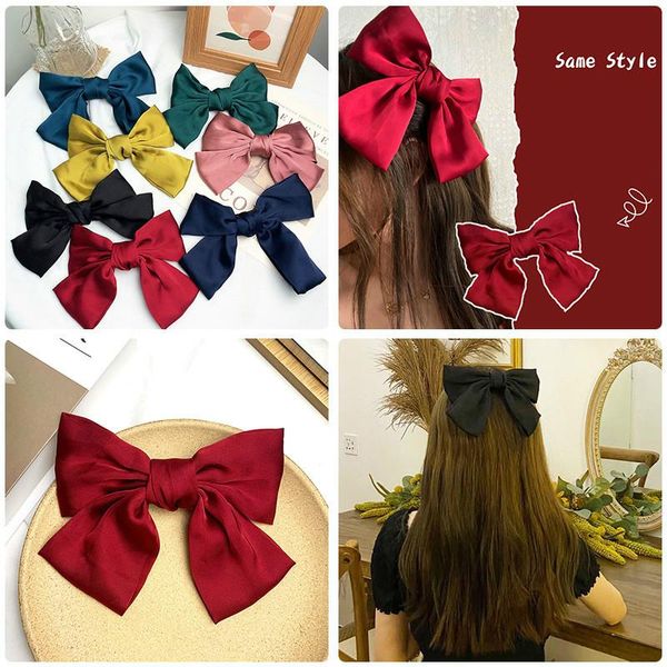 hair accessories fashion ribbon hairgrips big large bow hairpin for women girls satin two layer butterfly girl
hair accessories fashion ribbon hairgrips big large bow hairpin for women girls satin two layer butterfly girl