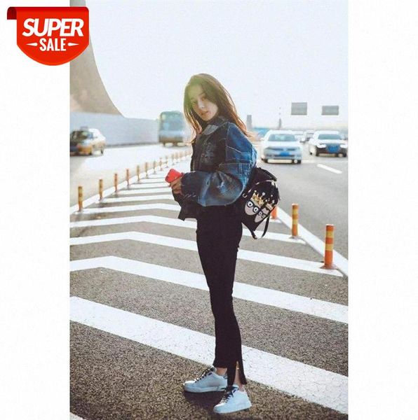 010995 celebrity women's high waist jeans with the same paragraph personality trousers zipper slim slimming pencil pants small feet #l3, Black;gray
010995 celebrity women's high waist jeans with the same paragraph personality trousers zipper slim slimming pencil pants small feet #l3, Black;gray
