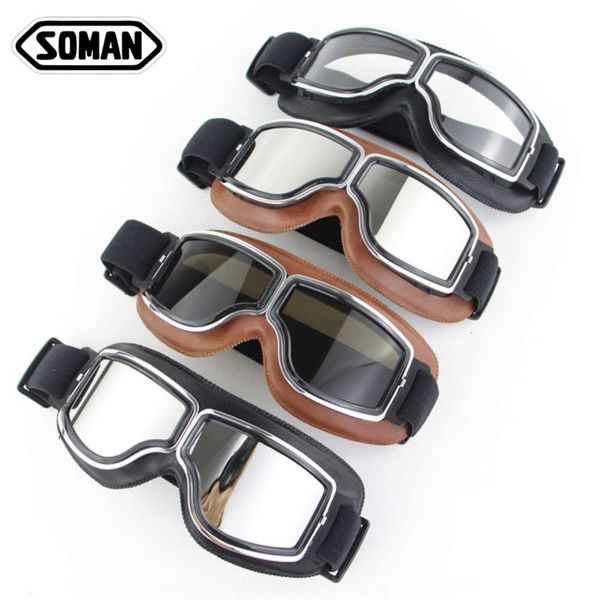 new harley motorcycle outdoor riding cross country goggles windproof glasses, White;black