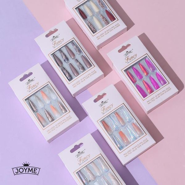 false nails 30 pieces of fake nail products lengthened ballet almond patch wear press on medium length tips, Red;gold
false nails 30 pieces of fake nail products lengthened ballet almond patch wear press on medium length tips, Red;gold