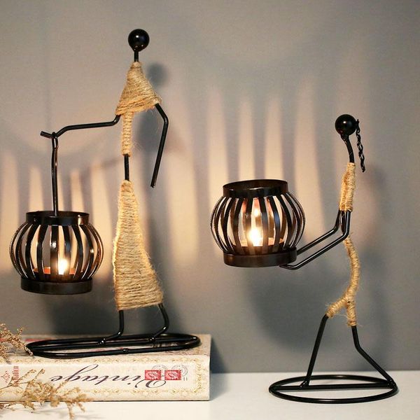 nordic metal iron candle holders abstract character sculpture decor handmade figurines restaurant bar decoration art candelabra
nordic metal iron candle holders abstract character sculpture decor handmade figurines restaurant bar decoration art candelabra